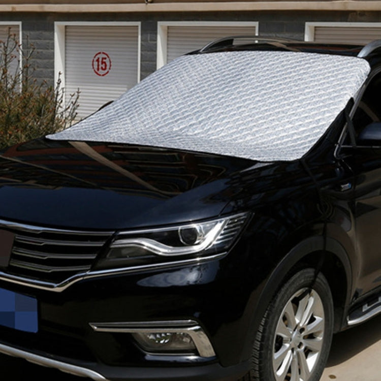 Car Front Windshield Cover Sun Shade Snow Shield Sunscreen Heat Insulation Frostproof Car Coat Half Cover