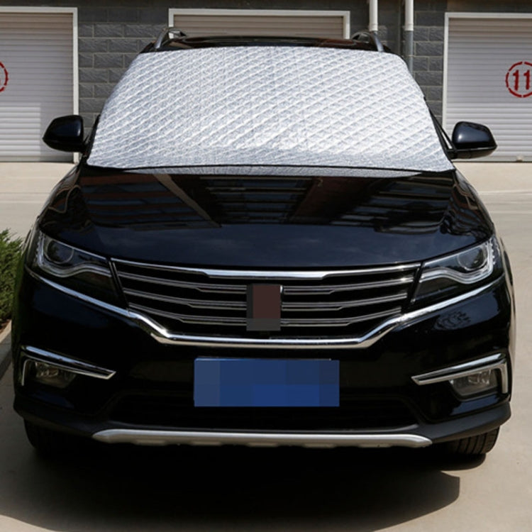 Car Front Windshield Cover Sun Shade Snow Shield Sunscreen Heat Insulation Frostproof Car Coat Half Cover