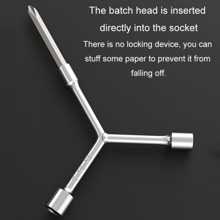 Boiler Washing Machine Disassembly Cleaning Repair Tools Multifunctional Screwdriver Trident Wrench