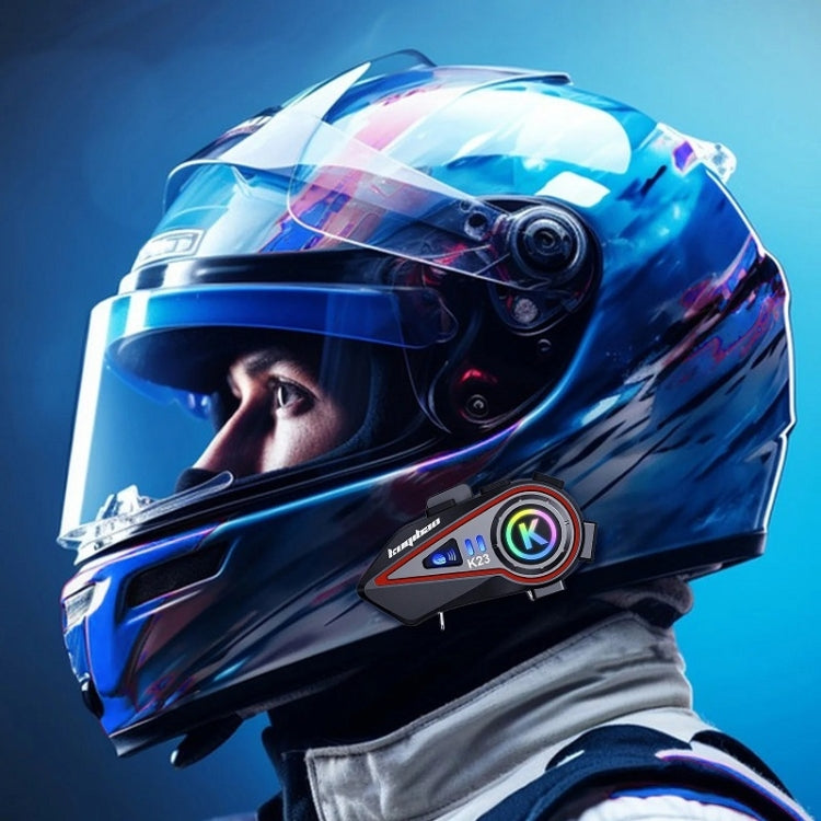 KUQIBAO Motorcycle Helmet Long-Lasting Bluetooth-compatible Headset With Light