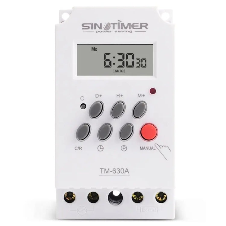 SINOTIMER  TM630A-4  12V DC Timer Switch Din Rail Digital Weekly Programmable Time Relay