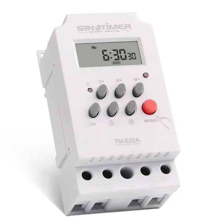 SINOTIMER  TM630A-4  12V DC Timer Switch Din Rail Digital Weekly Programmable Time Relay