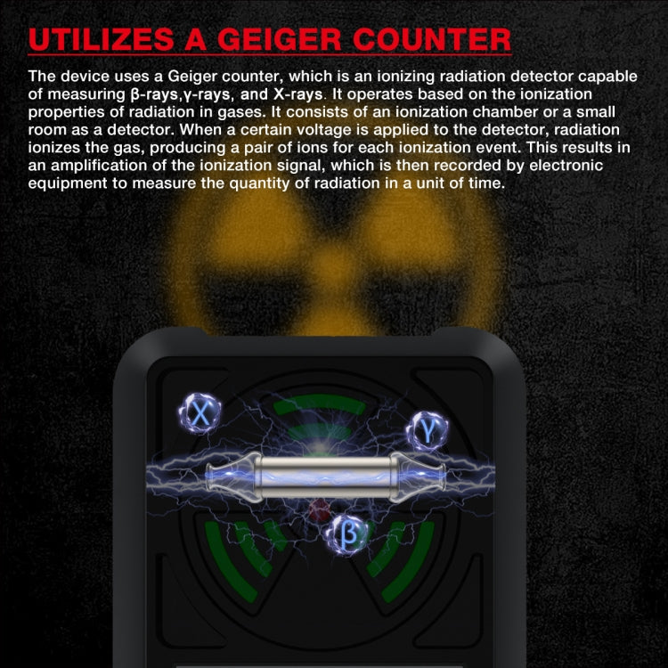 HABOTEST Nuclear Radiation Pollution Radioactive Marble Detector