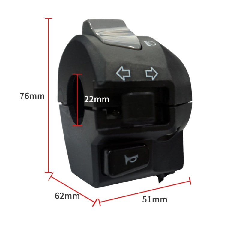 For Yamaha YBR125 Motorcycle Modification Left and Right Handlebar Switch Assembly