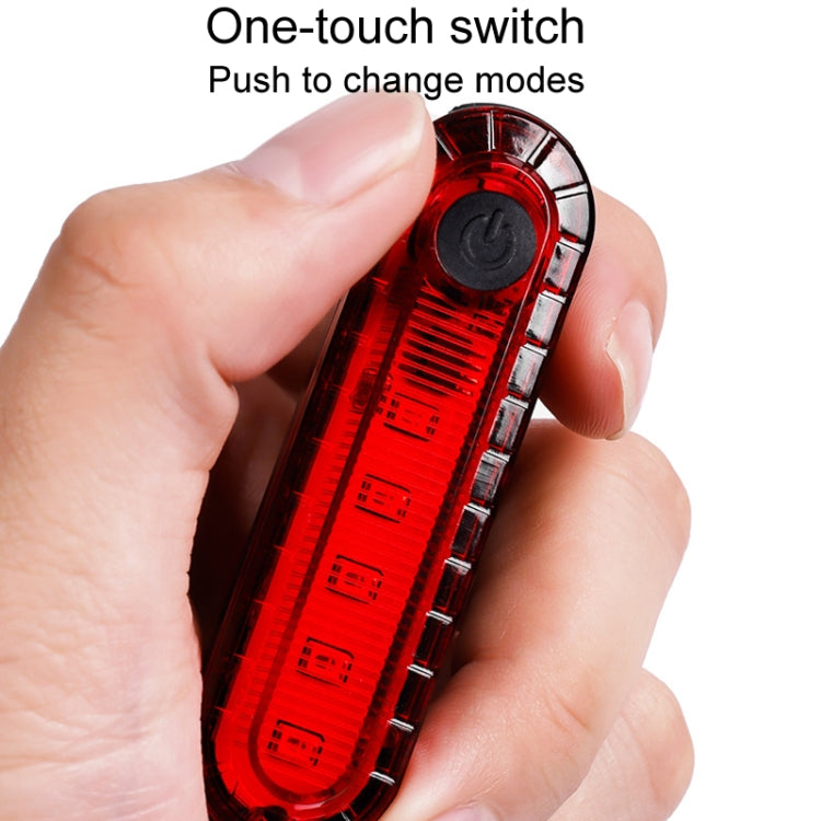 Mountain Bike Night Riding Warning Lamp Bicycle USB Charging Tail Light