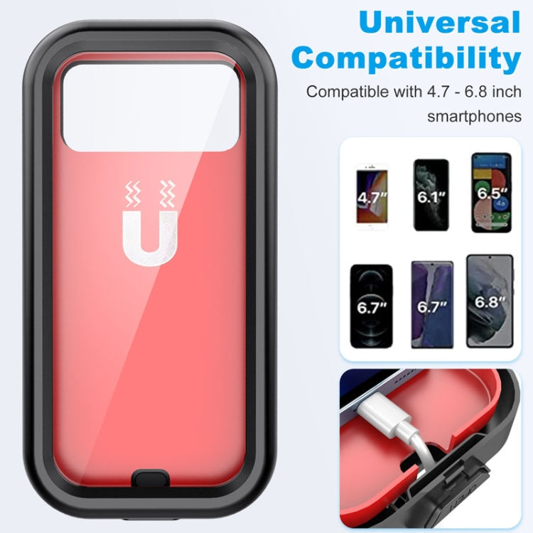 Waterproof Bicycle Cell Phone Holder 360 Rotating Riding Navigation Holder