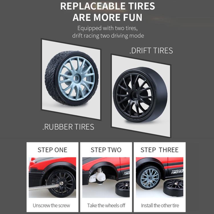 1:24 4WD Drift Light Electric Remote Control Racing Car Toy