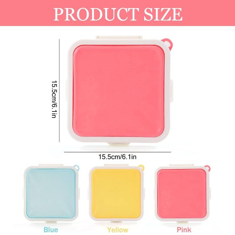 Sandwich Bread Fresh-keeping Storage Box Silicone Portable Take-out Lunch Box