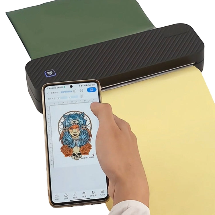 203DPI A4 Home Portable Wireless WiFi Bluetooth Thermal Printer