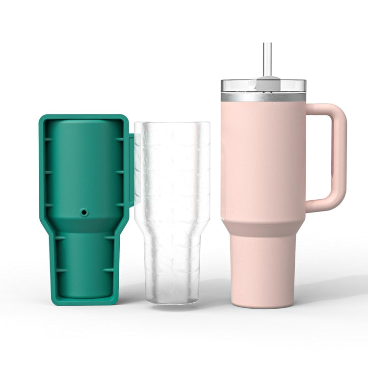 For Stanley Cup Integrated Ice Lattice Mold Silicone Ice Maker Case