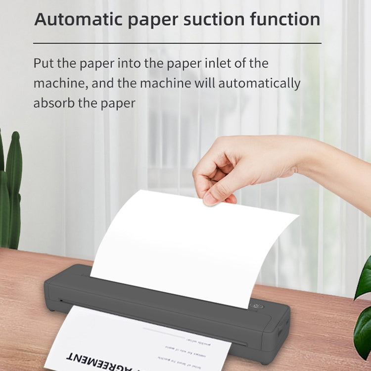 A4-XZ 203DPI A4 Home Portable Smart Wireless Inkless Thermal Printer