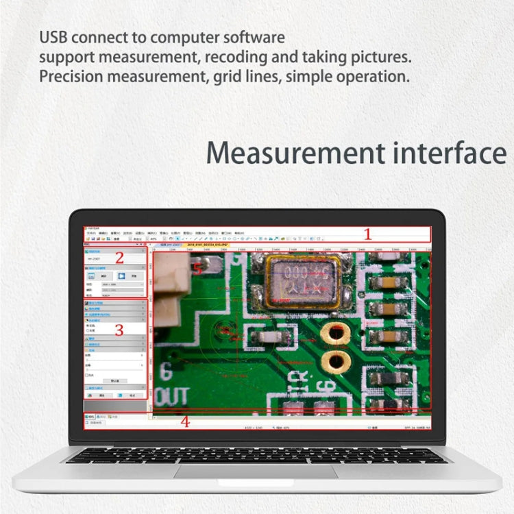 Measuring Electron Microscope Industrial Camera