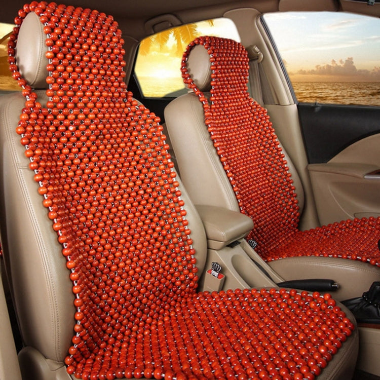 Car Wood Beaded Cushion Universal Car Seat Cover Summer Interior Supply