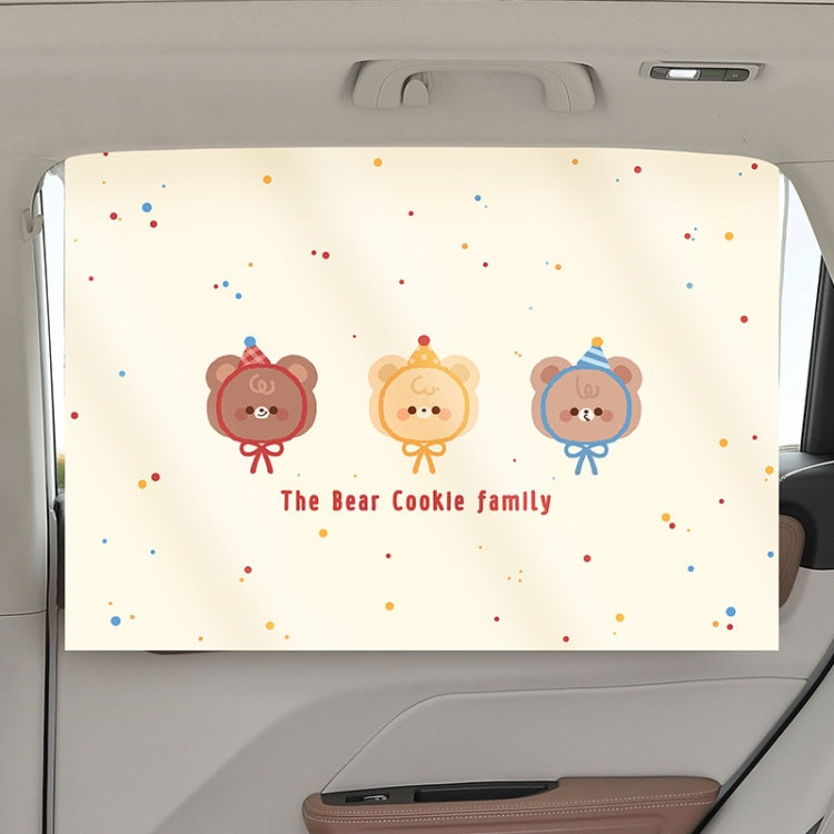 Suction Cup Car Sunshade Children Rear Side Window Insulation Sunscreen Cartoon Car Curtain