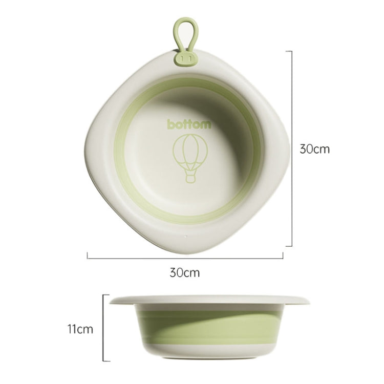 Children Folding Washbasin Newborn Baby Portable Thickened Plastic Wash Basin