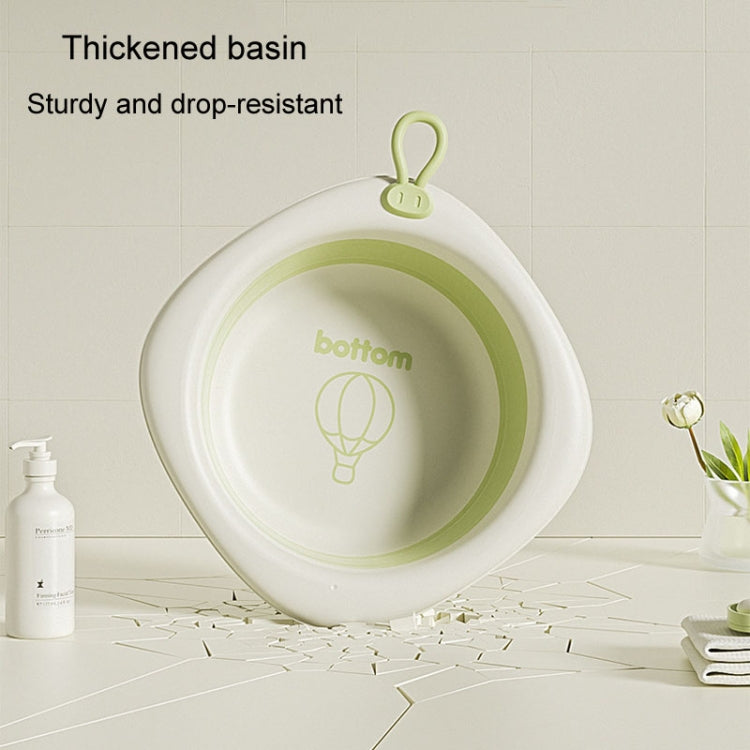 Children Folding Washbasin Newborn Baby Portable Thickened Plastic Wash Basin