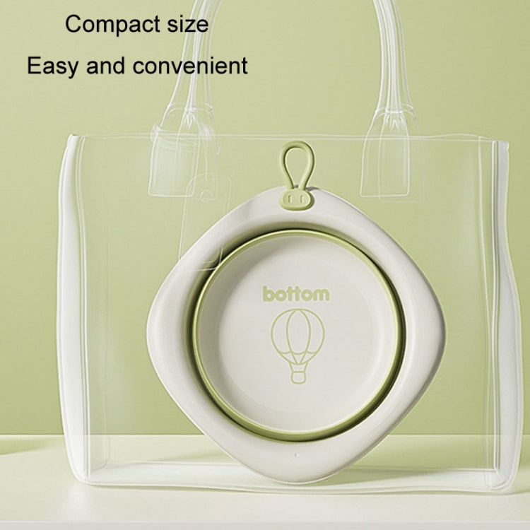 Children Folding Washbasin Newborn Baby Portable Thickened Plastic Wash Basin