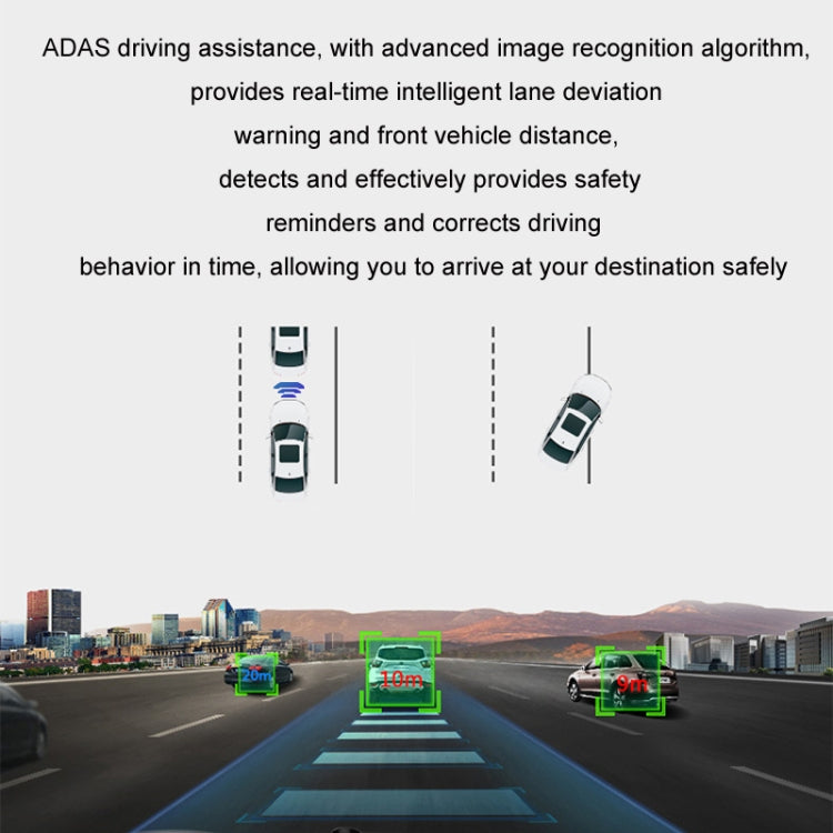 Android ADAS HD Night Vision 1080P USB Driving Recorder