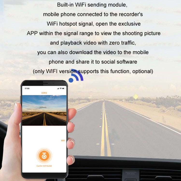Android ADAS HD Night Vision 1080P USB Driving Recorder