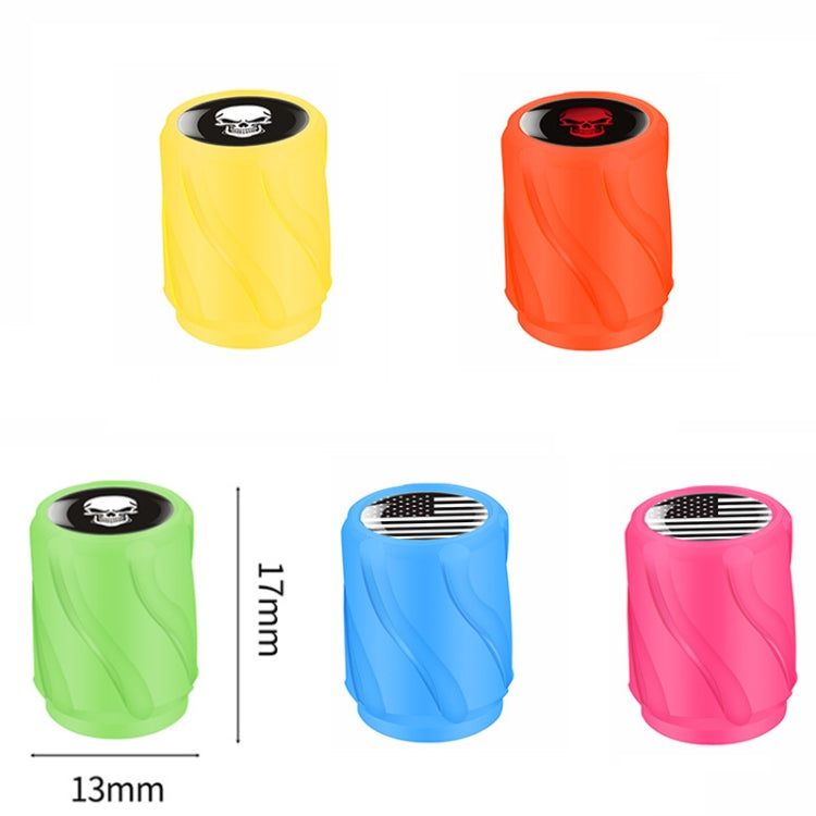 4pcs /Set Luminous Car Motorcycle Tire Modified Valve Cap
