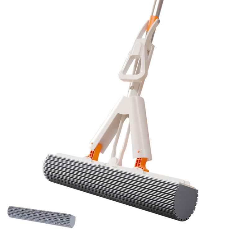 Household Water Absorbent Telescopic Pole Mop Lazy Hands-Free Folding Mop Random Color Delivery