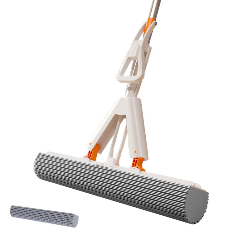 Household Water Absorbent Telescopic Pole Mop Lazy Hands-Free Folding Mop Random Color Delivery