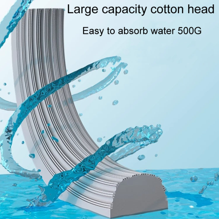Household Water Absorbent Telescopic Pole Mop Lazy Hands-Free Folding Mop Random Color Delivery