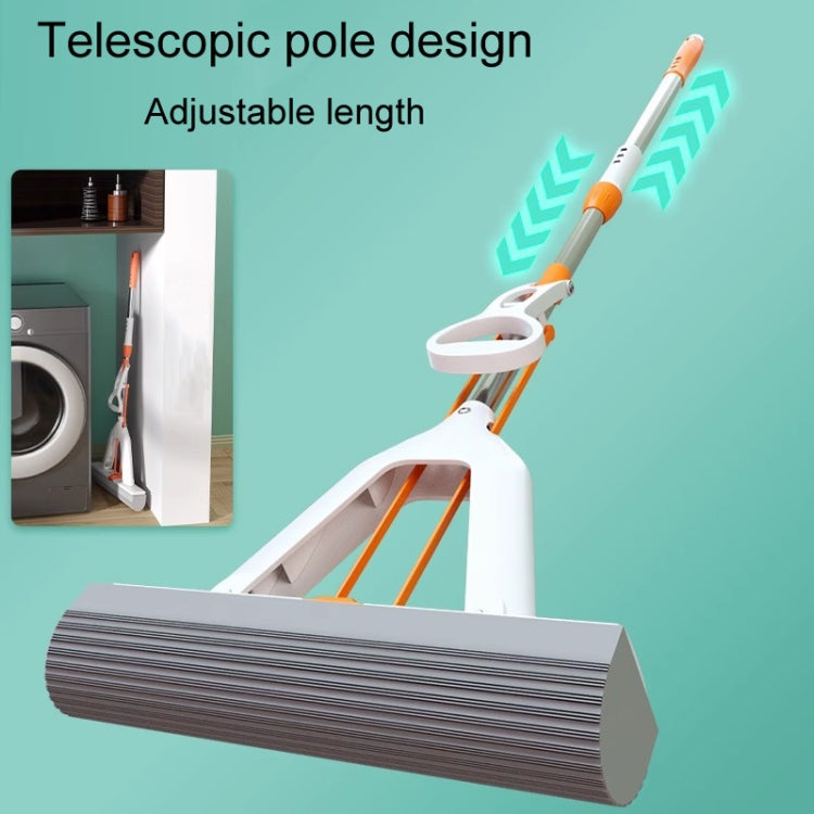Household Water Absorbent Telescopic Pole Mop Lazy Hands-Free Folding Mop Random Color Delivery