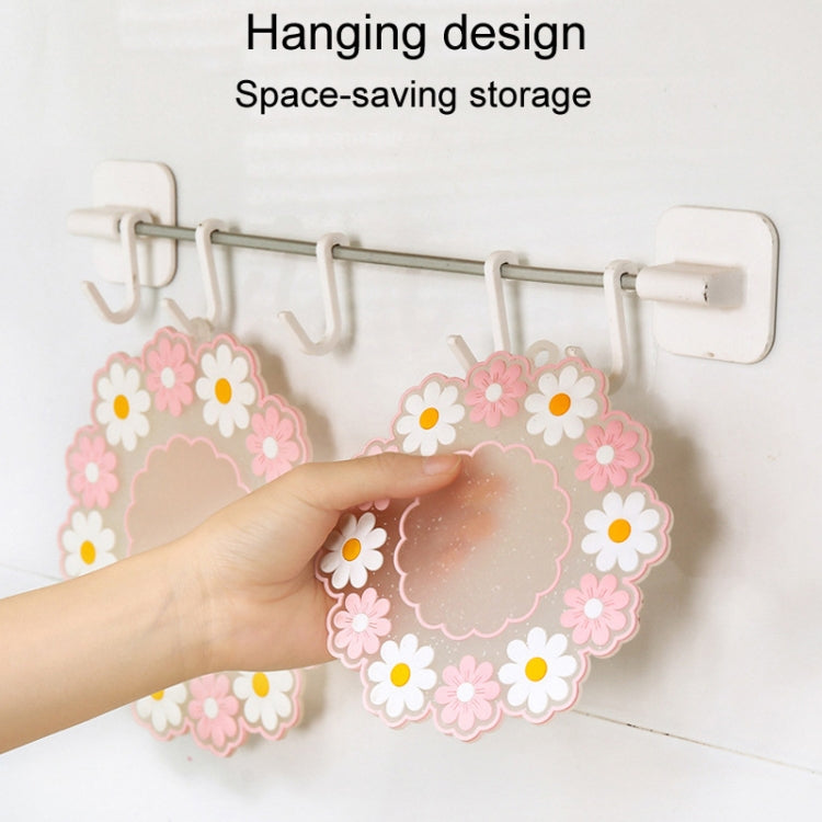 Household High Temperature Resistant Daisy Coasters Kitchen Tabletop Insulation Mat