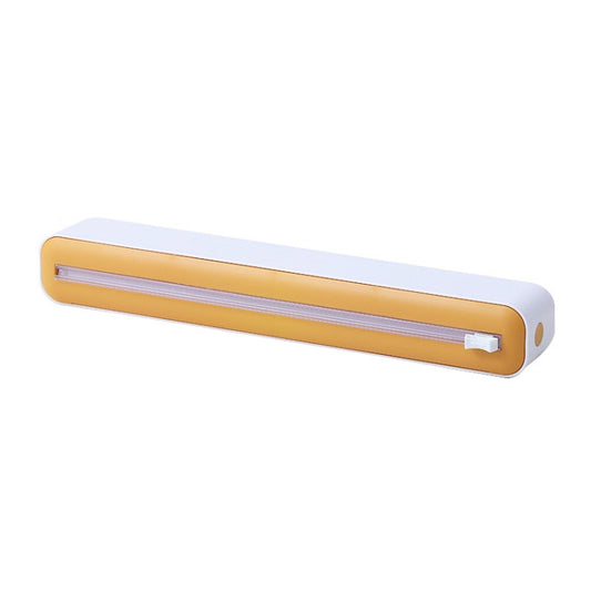Cling Film Cutter Adjustable Storage Cutting Box, Yellow White, Blue White, Black White, Yellow White Magnetic Sticker, Blue White Magnetic Sticker, Black White Magnetic Sticker, Yellow White Magnet+Suction Cup, Blue White Magnet+Suction Cup