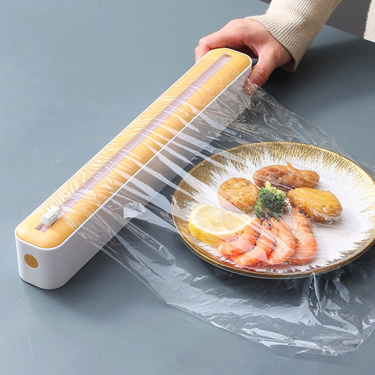 Cling Film Cutter Adjustable Storage Cutting Box