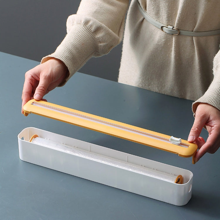 Cling Film Cutter Adjustable Storage Cutting Box