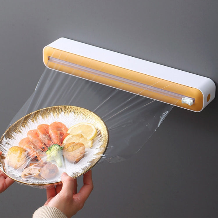 Cling Film Cutter Adjustable Storage Cutting Box
