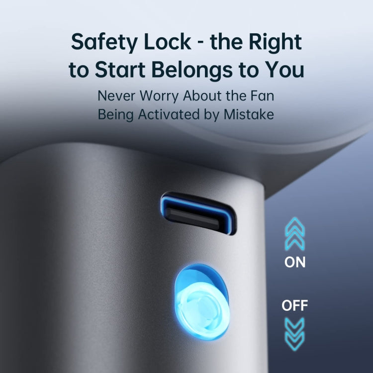 JisuLife FA53 Pro 1 High-speed Powerful Cooling Handheld Small Fan Mini Portable USB Rechargeable Desktop Fan