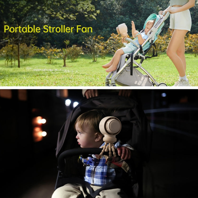 JisuLife Stroller Fan Life2 Stroller Octopus Fan High Speed Portable Desktop Clip Fan