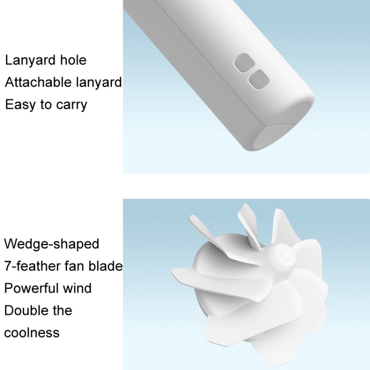 JisuLife FA42 Handheld Portable Small Rechargeable Turbo Fan