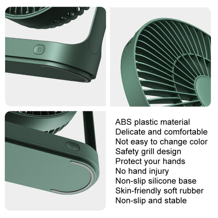 JisuLife FA19 4000mAh Wireless Rechargeable Desktop Mini Fan Silent Portable Fan