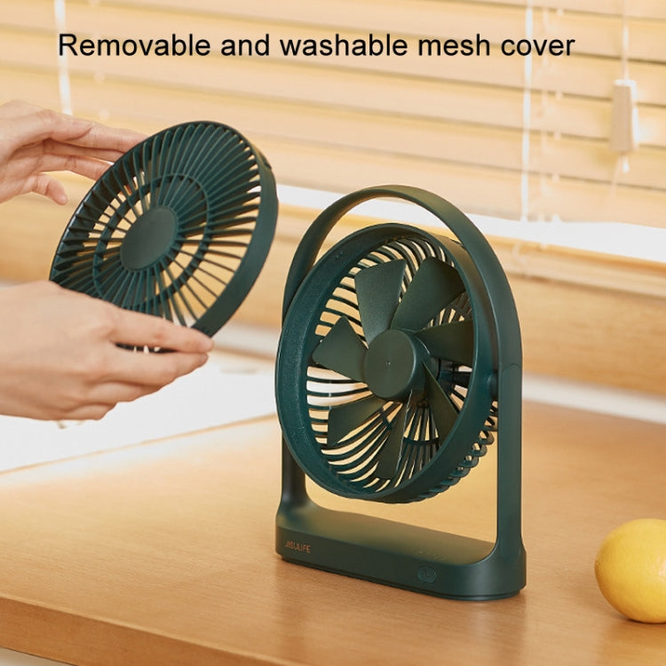 JisuLife FA19 4000mAh Wireless Rechargeable Desktop Mini Fan Silent Portable Fan