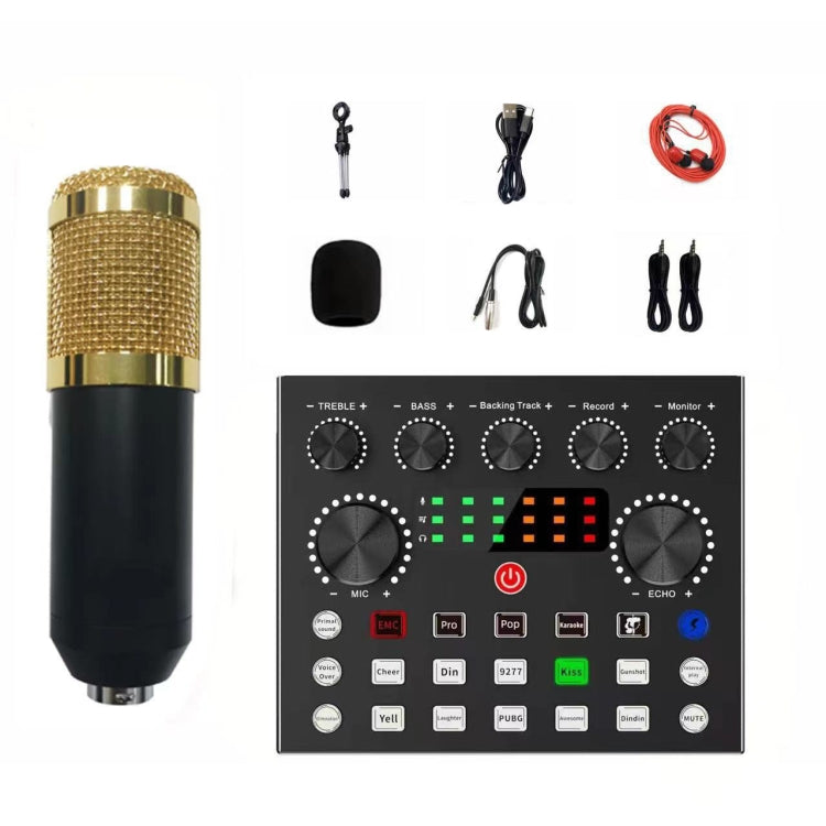 V8S Audio Mixer Live Voice Changer External Sound Card