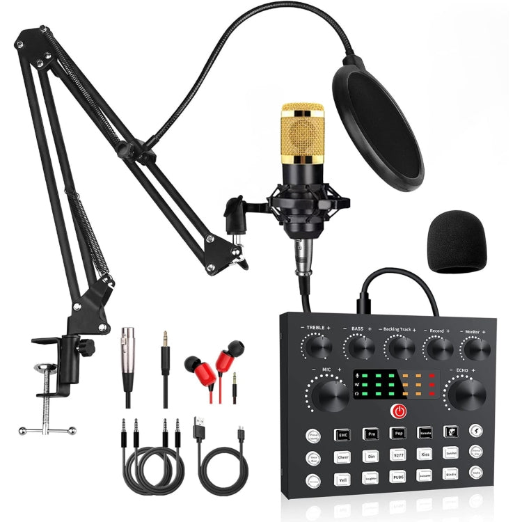 V8S Audio Mixer Live Voice Changer External Sound Card