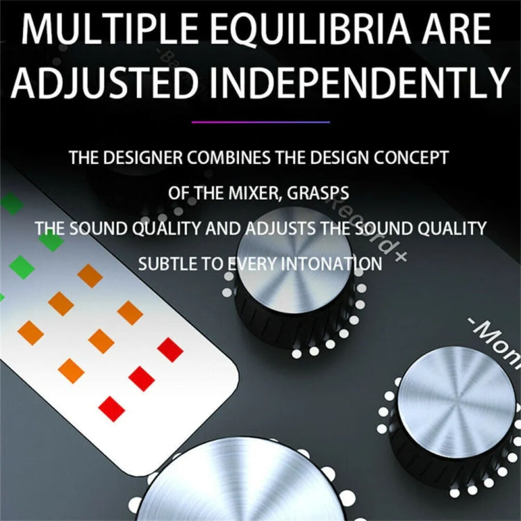 V8S Audio Mixer Live Voice Changer External Sound Card