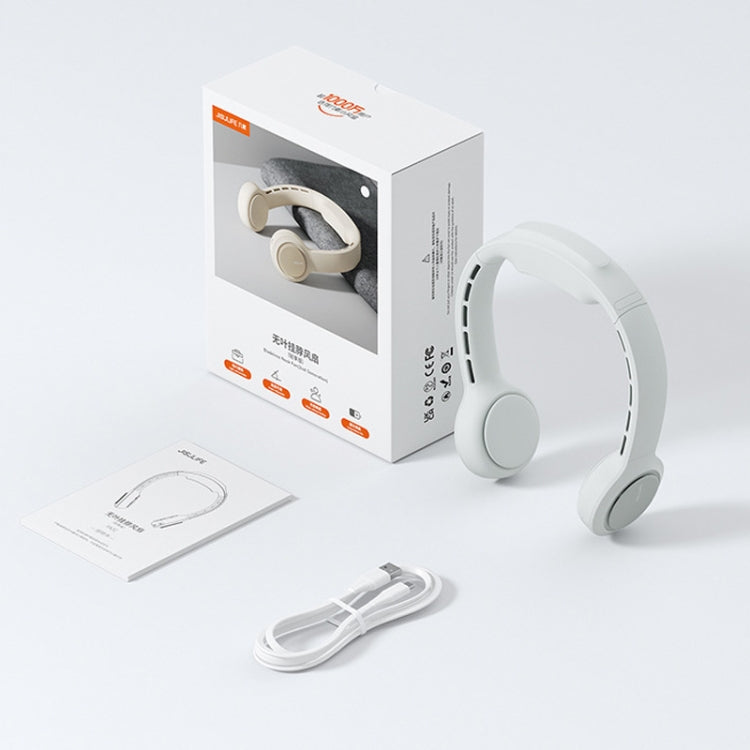 JisuLife FA31 USB Rechargeable Hanging Neck Mini Fan Bladeless Cooling Outdoor High Wind Power Electric Fan