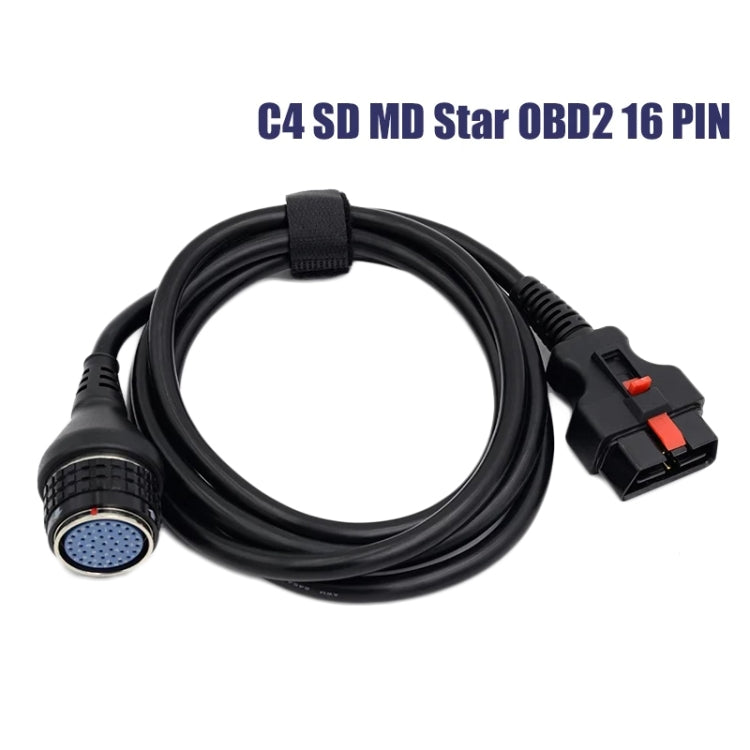 For Mercedes-Benz Auto Diagnostic Parts SD MB Star C4 C5 16PIN OBD2 Cable
