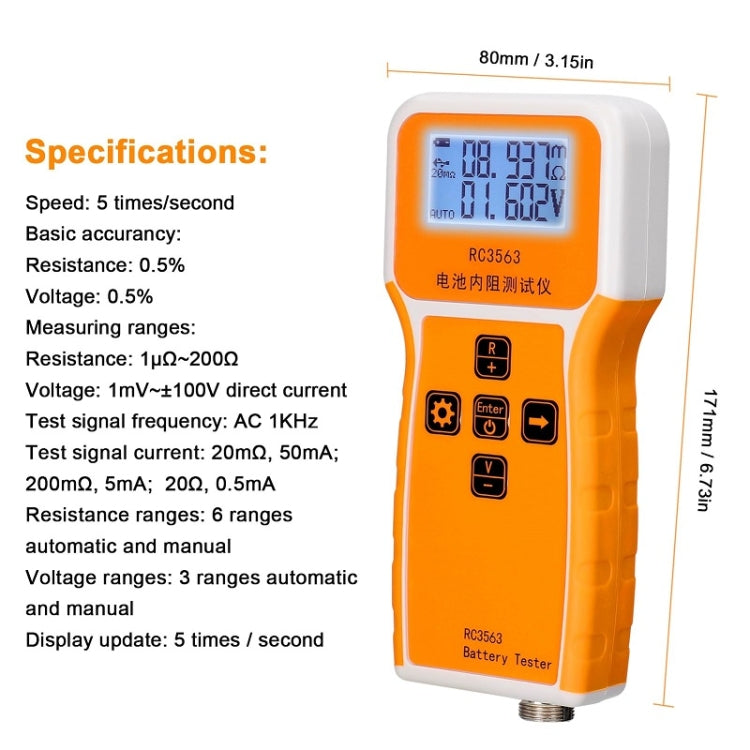 High-Precision Battery Voltage Internal Resistance Tester