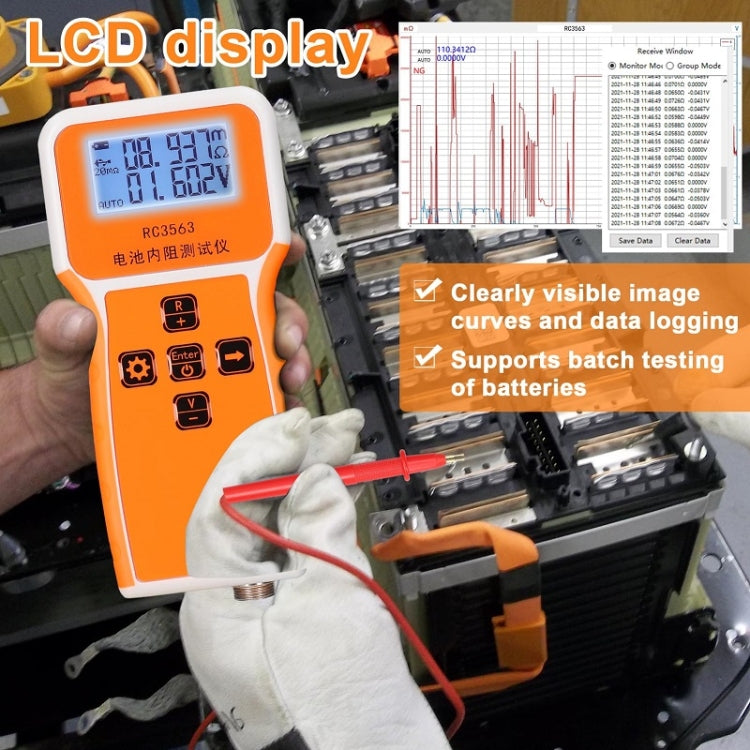 High-Precision Battery Voltage Internal Resistance Tester