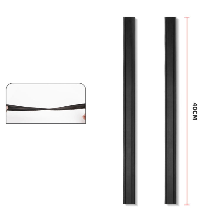 Car Side Window Wipers Removing Water Mist Universal Rubber Strips