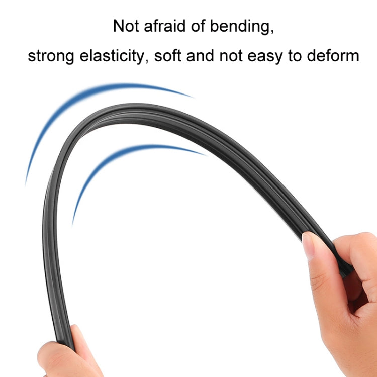 Car Side Window Wipers Removing Water Mist Universal Rubber Strips
