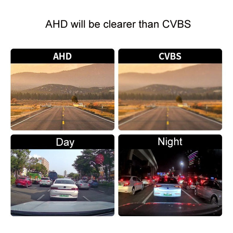 360-degree Adjustable Three-control Metal Fisheye Reversing Camera