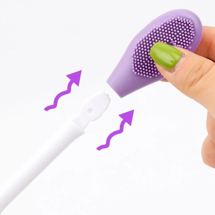 2pcs Dual Head Silicone Face Mask Brush Face Cleansing Massage Brush Mud Mask Applicator