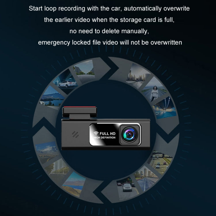 Mobile Phone WIFI Interconnection 2K Ultra-Clear Night Vision Hidden Driving Recorder